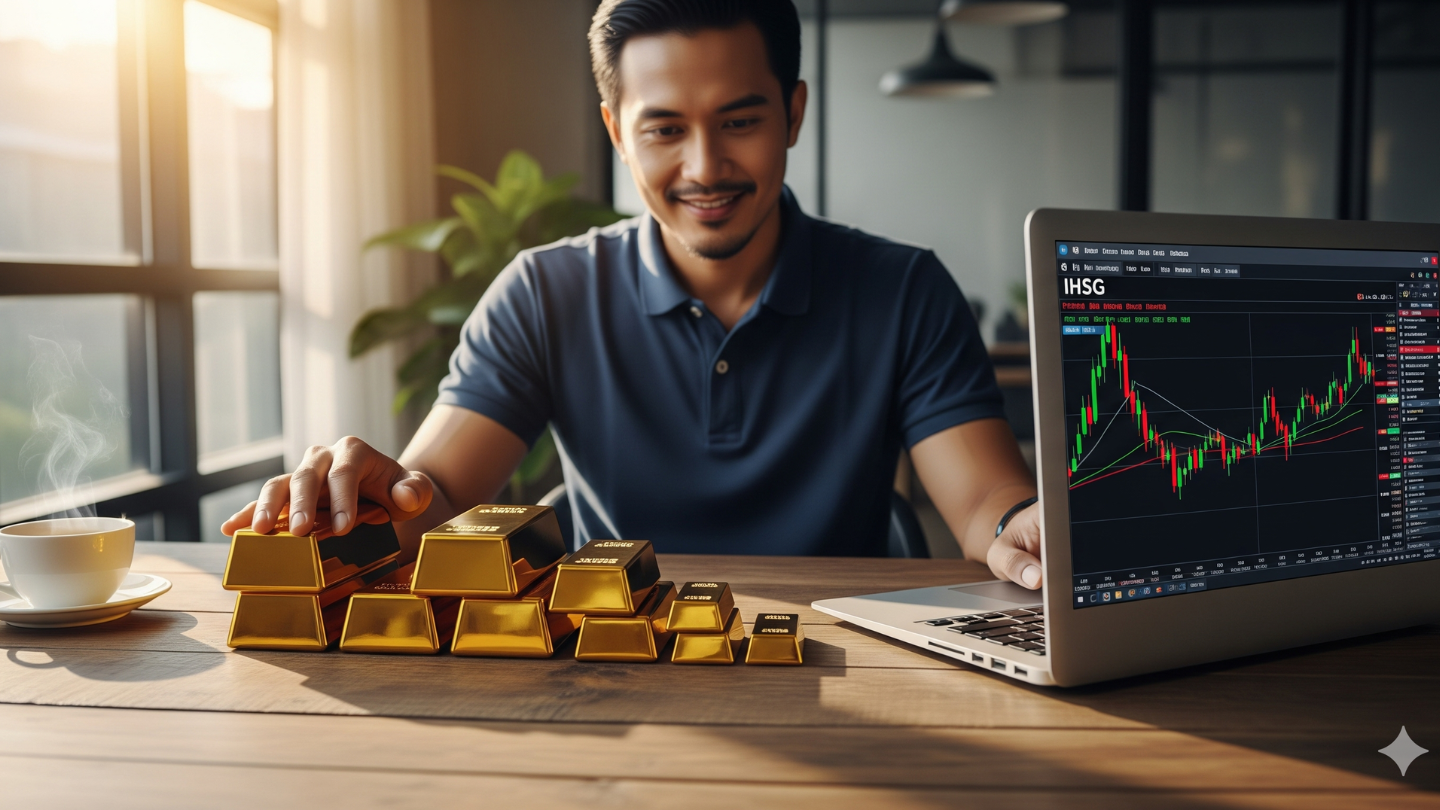 Investasi Emas atau Saham, Mana yang Lebih Untung?